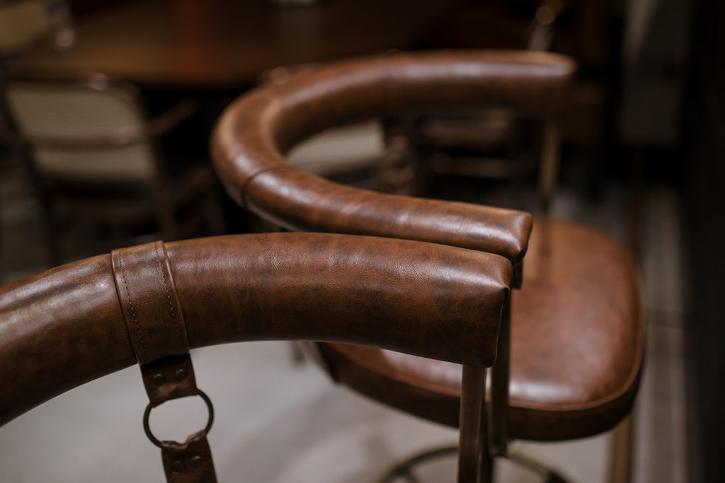 Bar stools in the parlour bar at Khai Khai